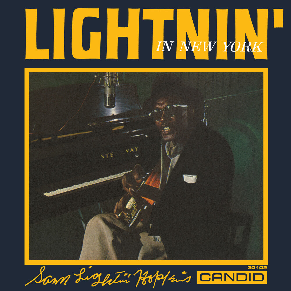 the album cover for Lightnin' Hopkins - Lightnin' In New York [180 Gram]
