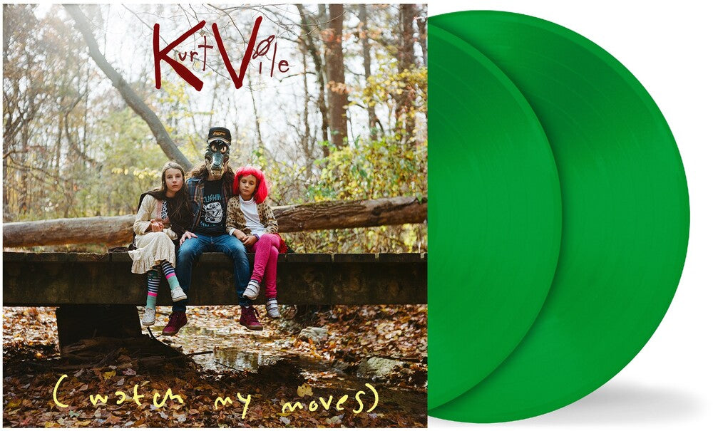 the album cover for Kurt Vile - (Watch My Moves) [Indie Exclusive Limited Edition Translucent Emerald 2LP]