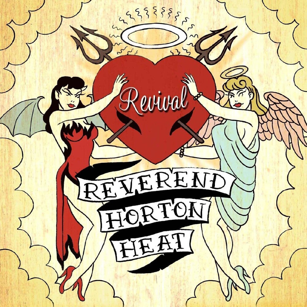 the album cover for Reverend Horton Heat - Revival [Colored Vinyl] (Grn) [Limited Edition]