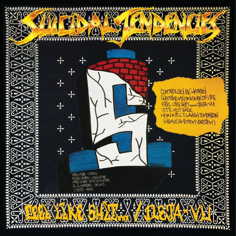 the album cover for Suicidal Tendencies - Controlled By Hatred/Feel Like Shit...Deja Vu [LP]