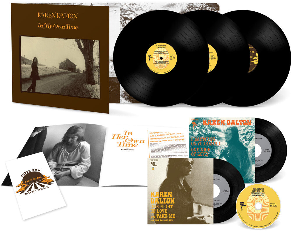 the album cover for Karen Dalton - In My Own Time:50th Anniversary Super Deluxe [Indie Exclusive]