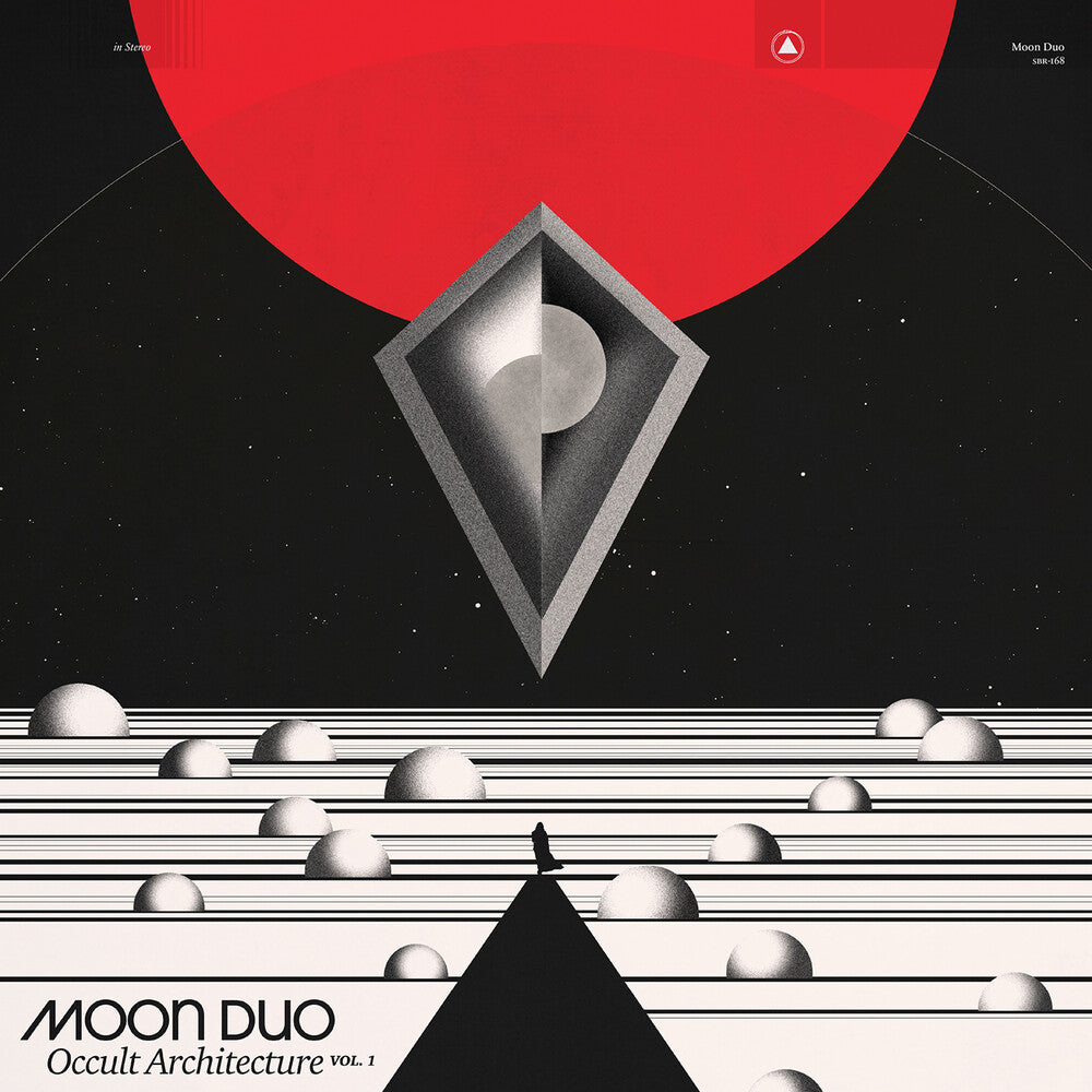 the album cover for Moon Duo - Occult Architecture Vol. 1 (Grey) [Colored Vinyl] (Gry)