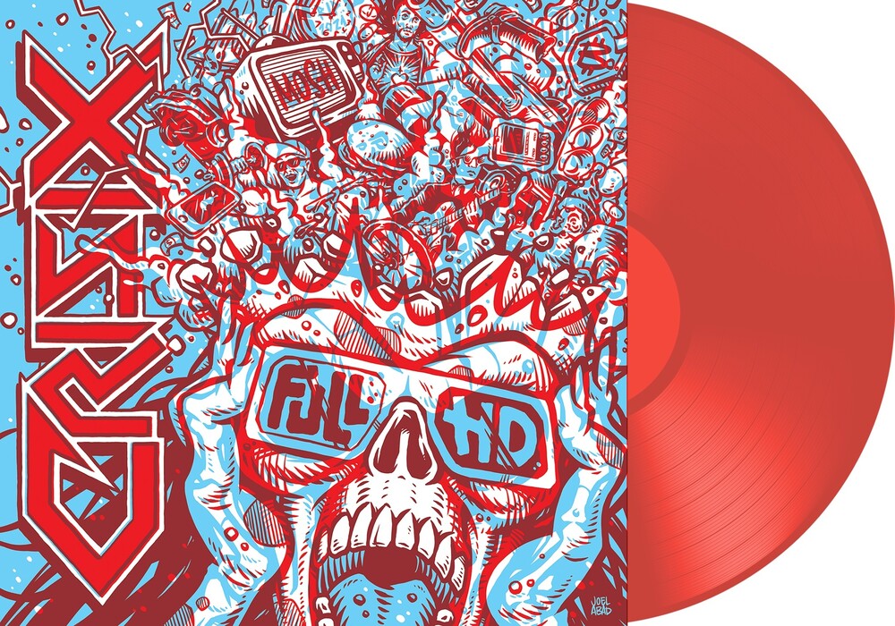 the album cover for Crisix - Ful Hd (Red) [Colored Vinyl] (Gate) [Limited Edition] (Red)