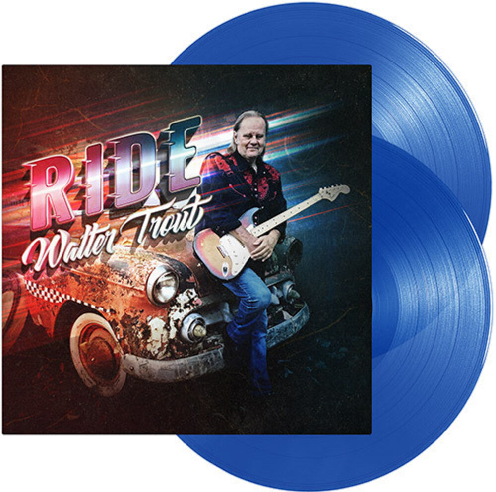 the album cover for Walter Trout - Ride (Blue) [Colored Vinyl] (Ofgv)