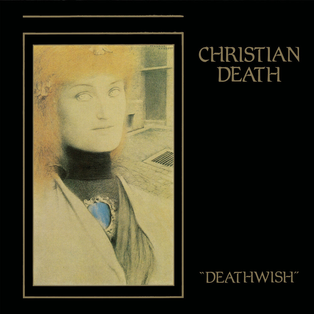 the album cover for Christian Death - Deathwish (Red & Gold Splatter) (Bonus Tracks)
