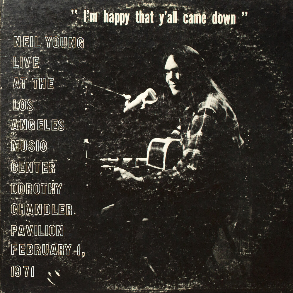 the album cover for Neil Young - Dorothy Chandler Pavilion 1971 [LP]