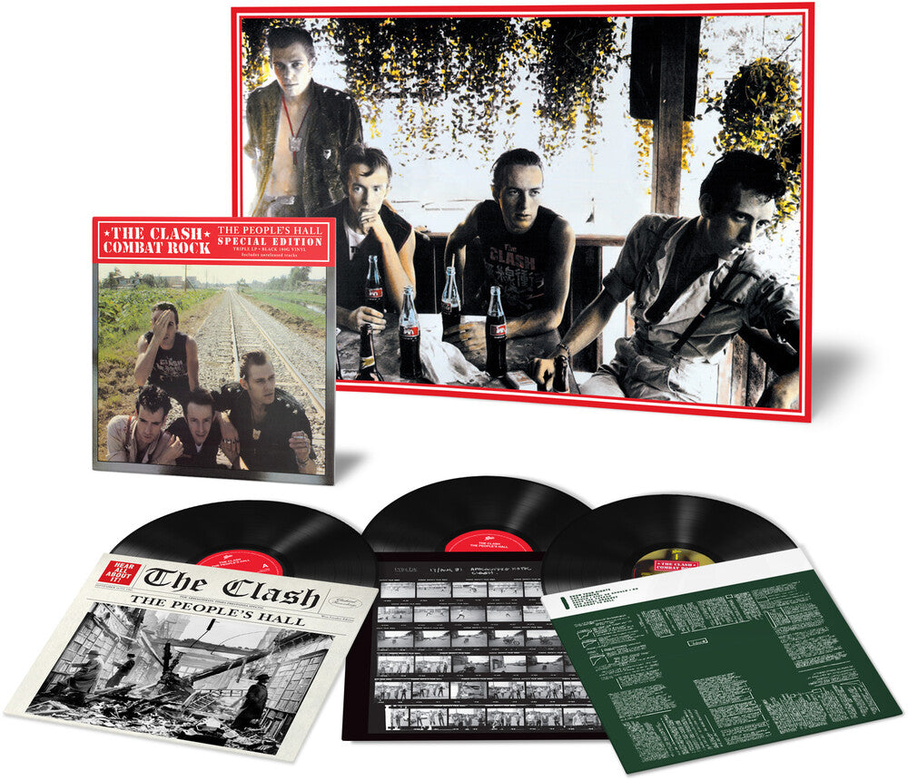the album cover for The Clash - Combat Rock: People's Hall Special Edition [3LP]