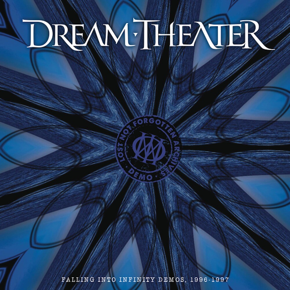 the album cover for Dream Theater - Lost Not Forgotten Archives: Falling Into Infinity Demos, 1996-1997 [Blue 3LP + 2CD]