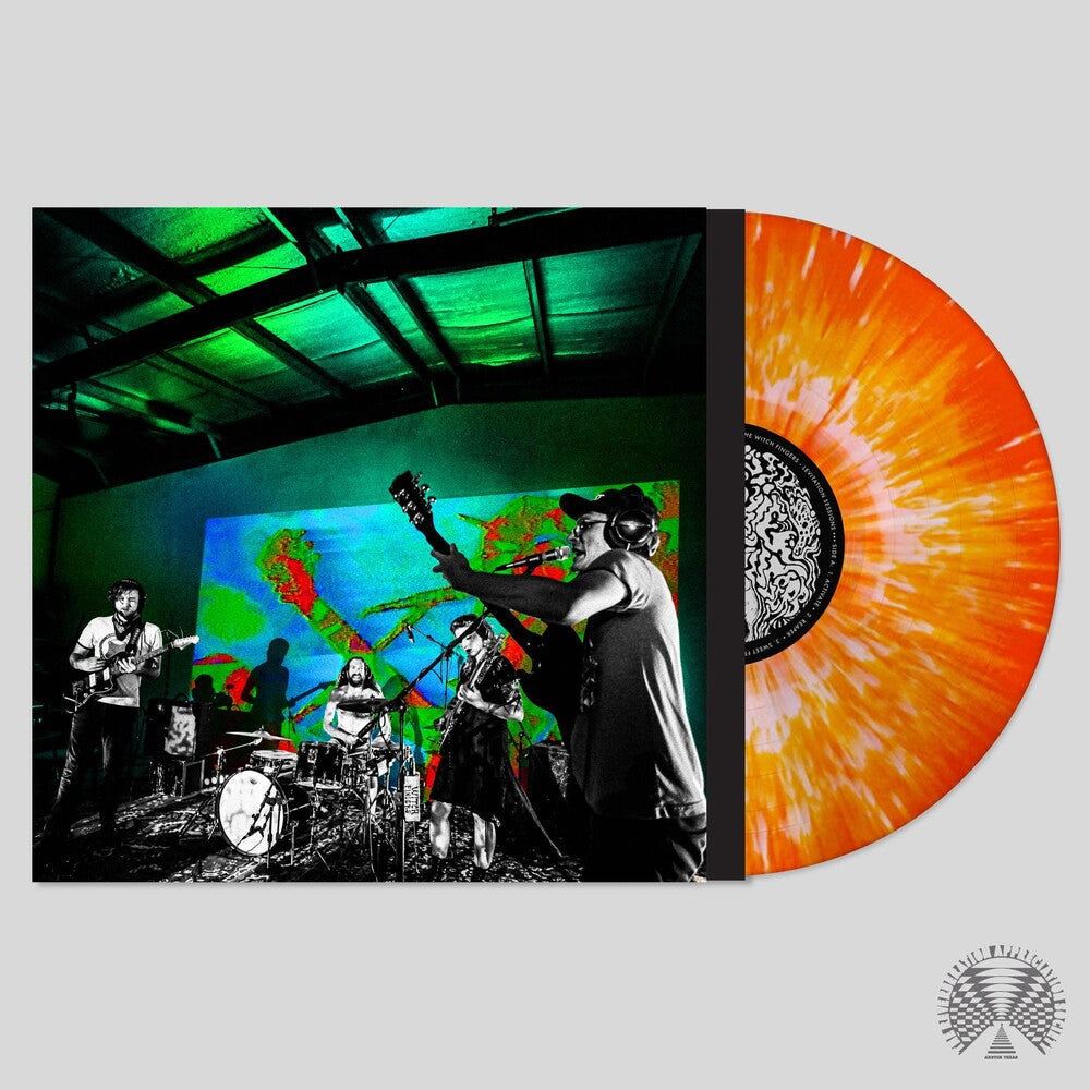 the album cover for Frankie and the Witch Fingers - Levitation Sessions [Indie Exclusive Limited Edition Simulation Splatter LP]