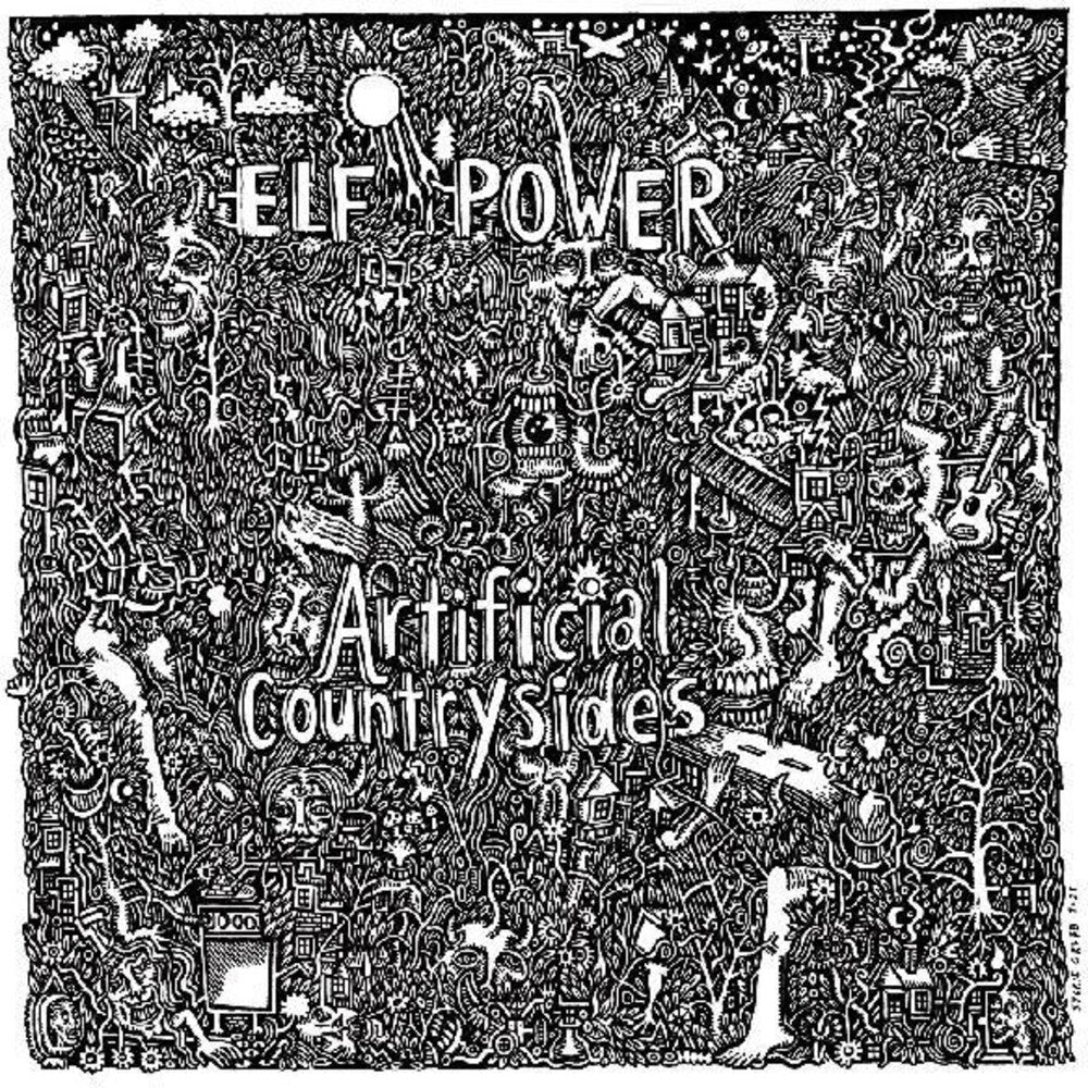 the album cover for Elf Power - Artificial Countrysides [Limited Edition Clear Purple LP]
