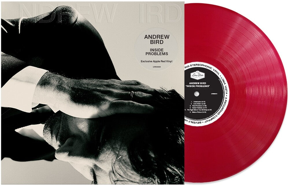 the album cover for Andrew Bird - Inside Problems [Indie Exclusive Apple Red LP]