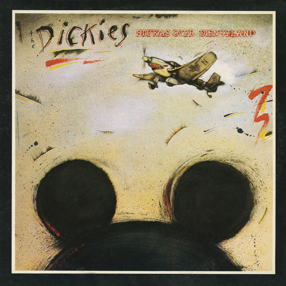 the album cover for Dickies - Stukas Over Disneyland - Yellow [Colored Vinyl] (Ylw)