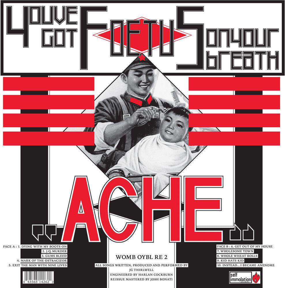 the album cover for Foetus - Ache