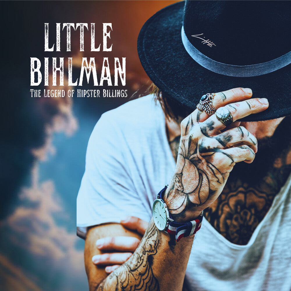 the album cover for Little Bihlman - Legend Of Hipster Billings - White [Colored Vinyl] [Limited Edition]