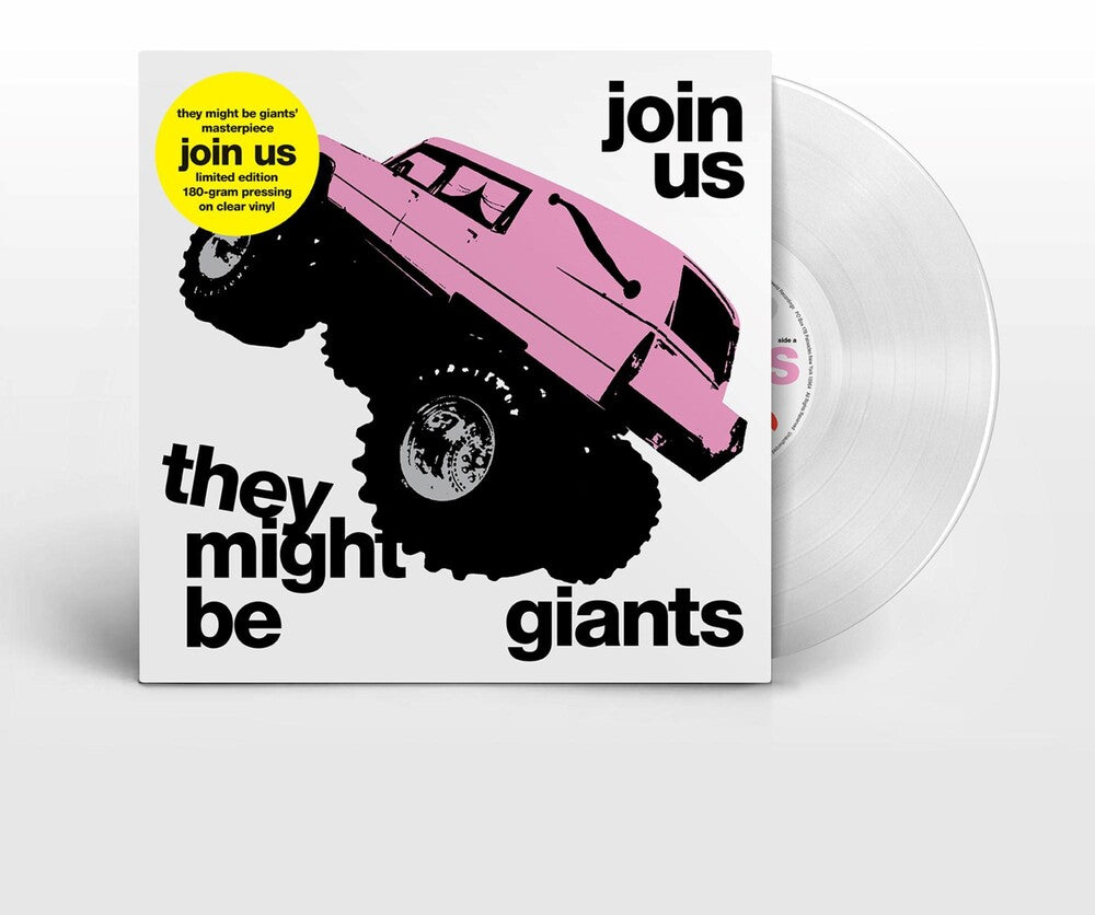 the album cover for They Might Be Giants - Join Us [Limited Edition Clear LP]
