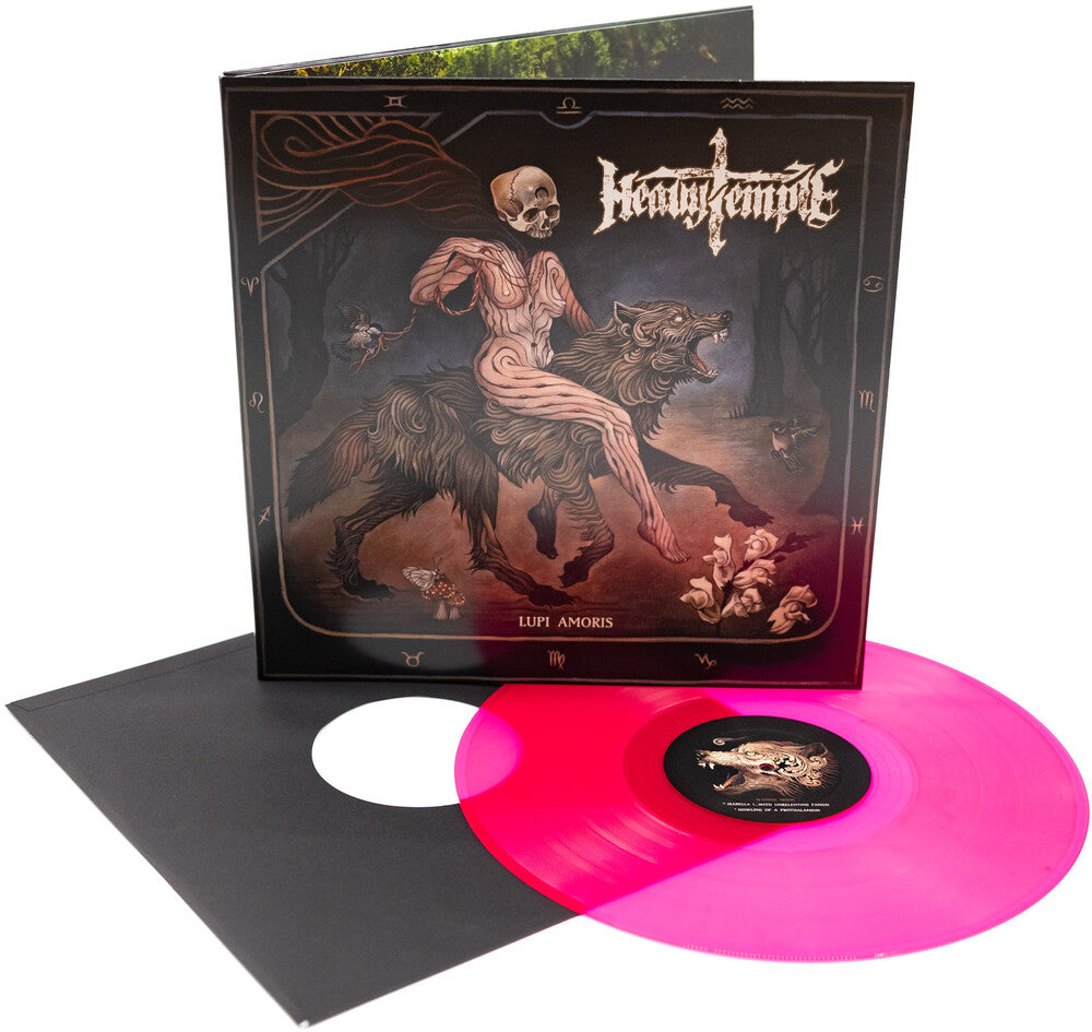 the album cover for Heavy Temple - Lupi Amoris - Magenta [Colored Vinyl] (Gate)