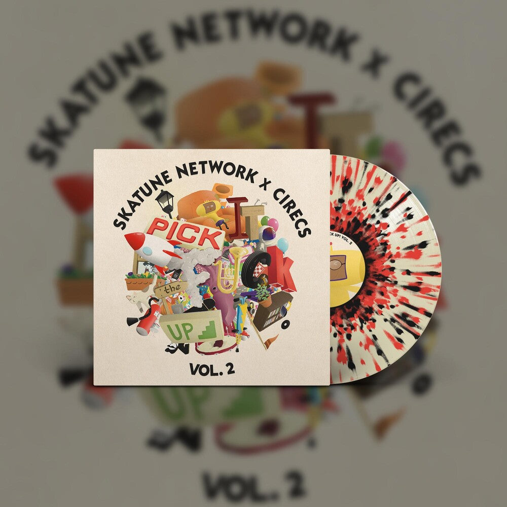 the album cover for Skatune Network - Pick It The Fuck Up 2 (Blk) [Colored Vinyl] (Red)