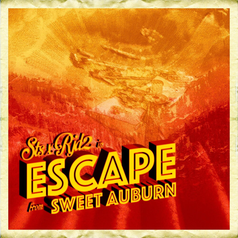 the album cover for STS X RJD2 - Escape From Sweet Auburn