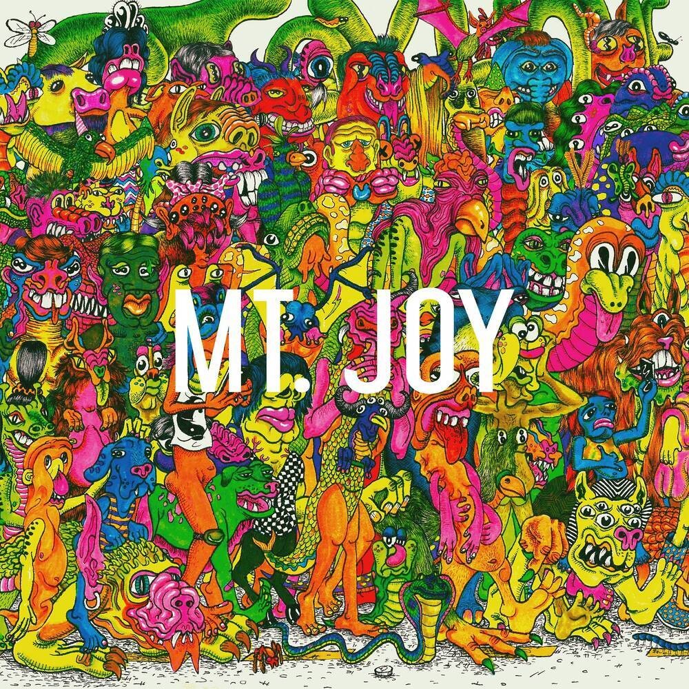 the album cover for Mt. Joy - Orange Blood [Translucent Orange LP]
