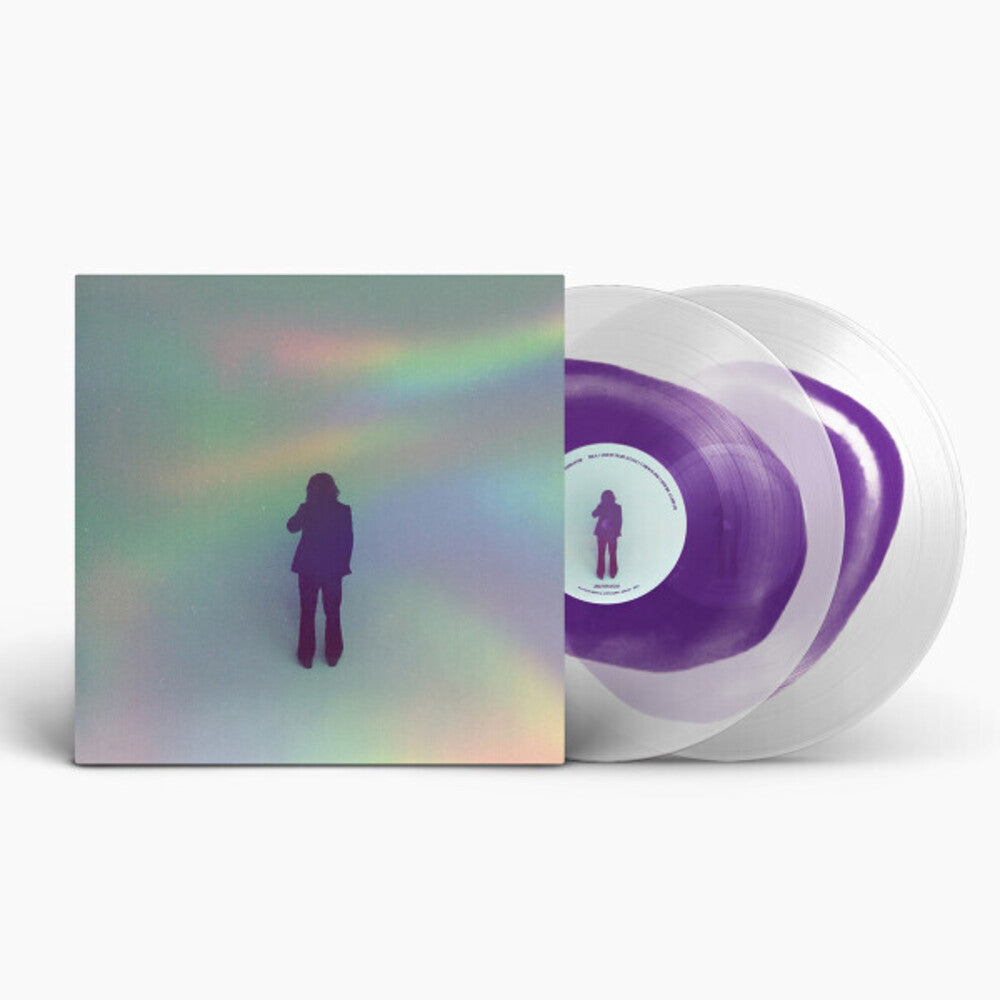 the album cover for Jim James - Regions Of Light And Sound Of God [Deluxe Edition Clear w/ Purple Blob 2 LP]