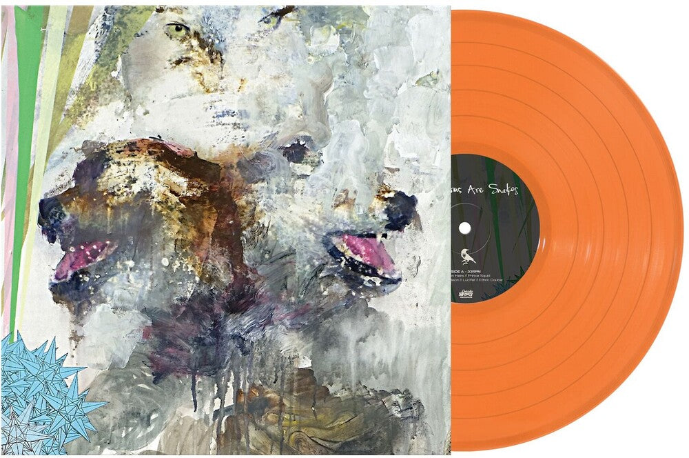 the album cover for These Arms Are Snakes - Tail Swallower & Dove [Colored Vinyl] (Org) (Can)