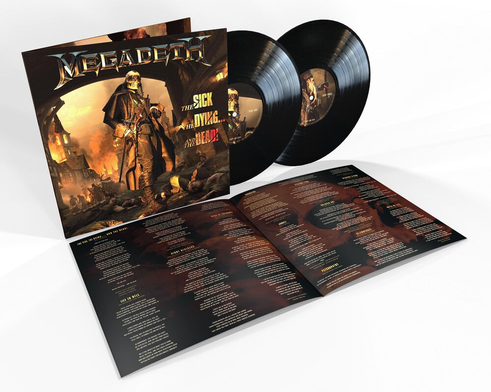 the album cover for Megadeth - The Sick, The Dying… And The Dead! [2LP]