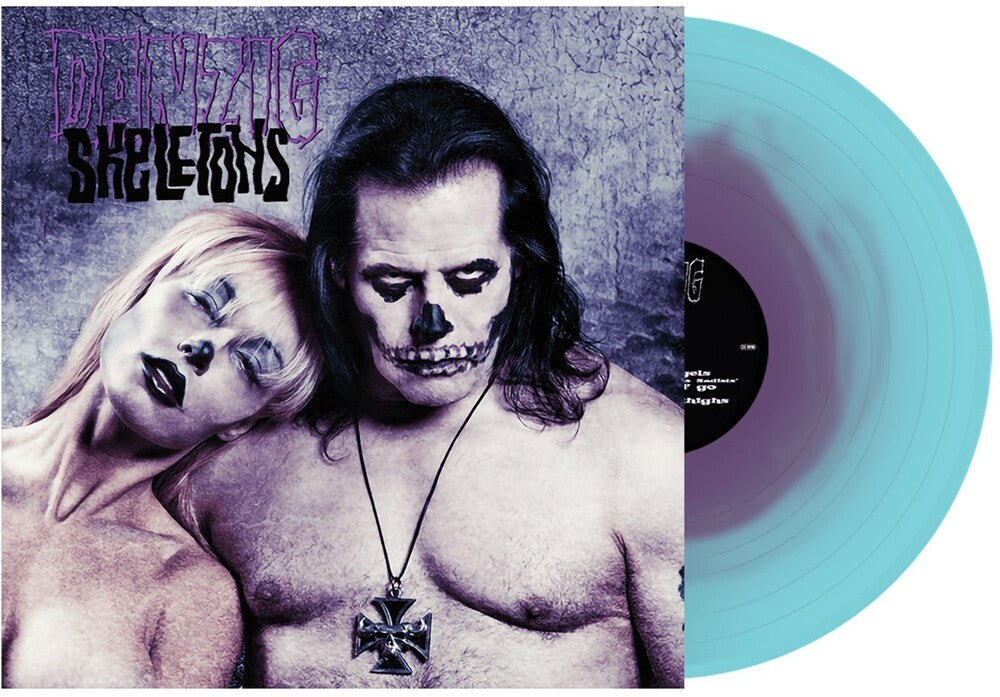 the album cover for Danzig - Skeletons [Limited Edition Purple in Electric Blue LP]
