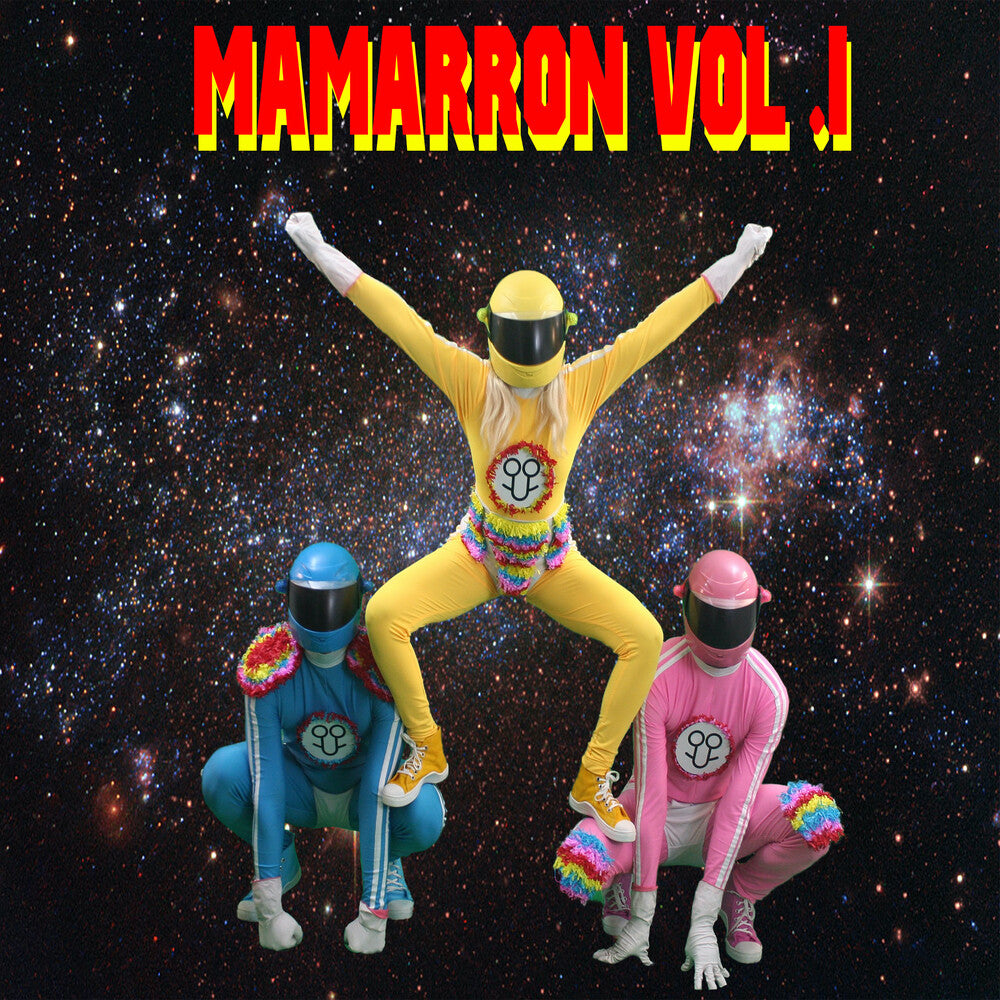 the album cover for Los Cotopla Boyz - Mamarron Vol. 1 (Remastered) [Blue Yellow & Dark Pink LP]