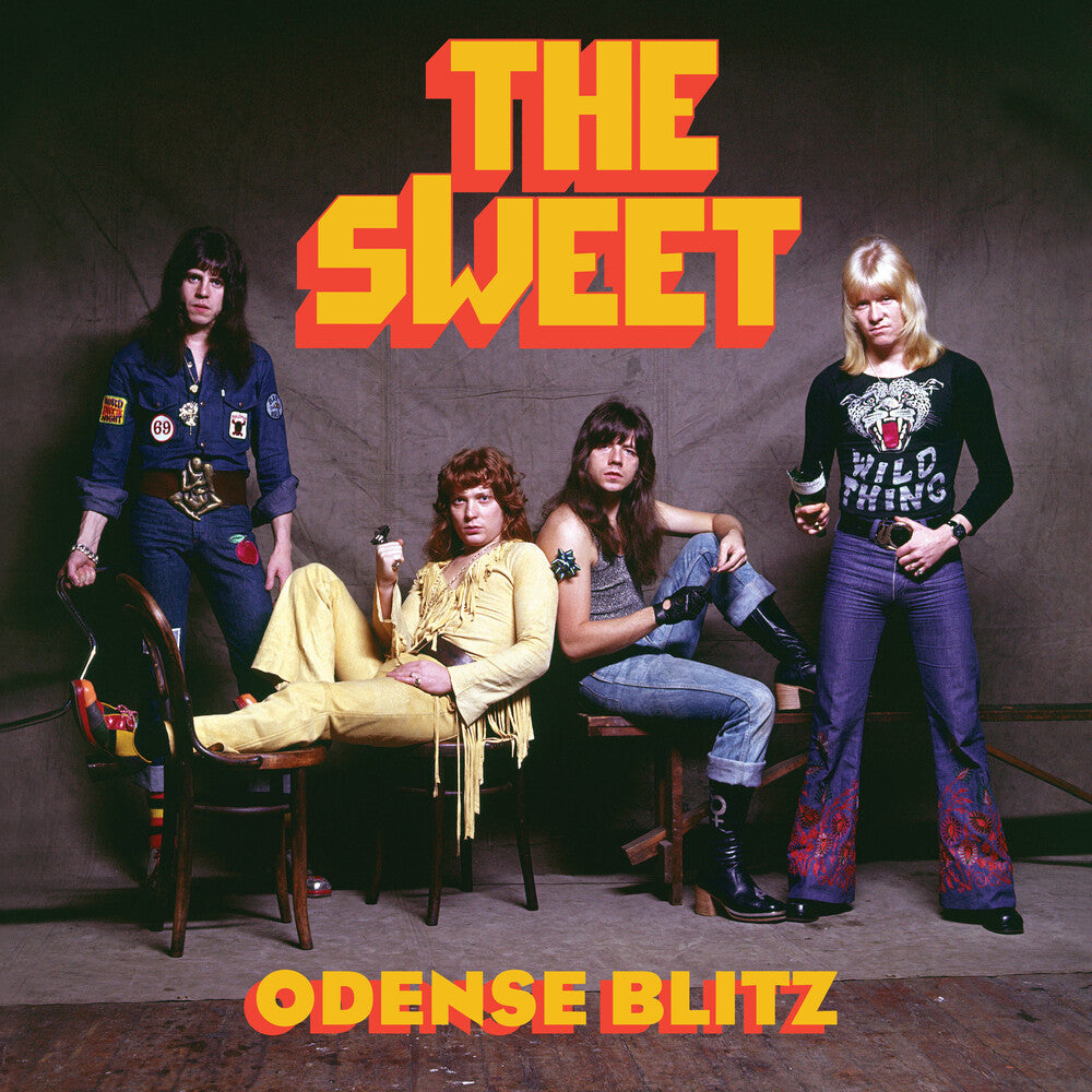 the album cover for The Sweet - Odense Blitz - Orange [Colored Vinyl] (Org)
