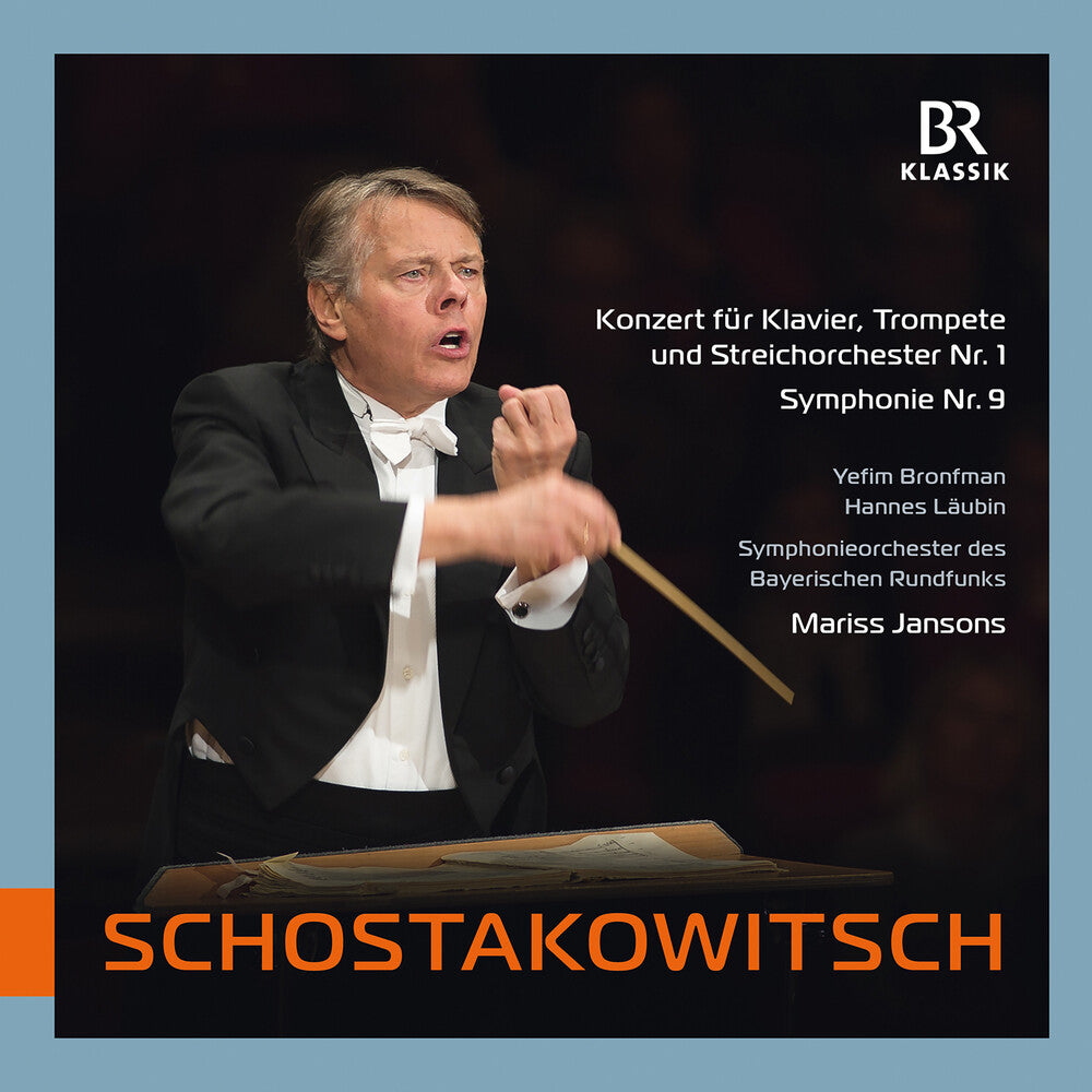 the album cover for Shostakovich / Bronfman / Laubin - Concerto For Piano Trumpet