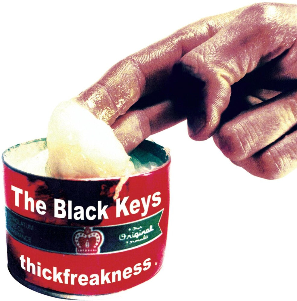 the album cover for The Black Keys - Thickfreakness [Limited Edition Pink LP]