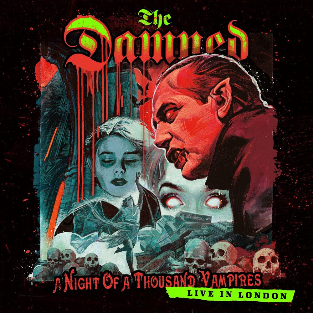 the album cover for The Damned - A Night of a Thousand Vampires [Indie Exclusive Limited Edition 2LP]