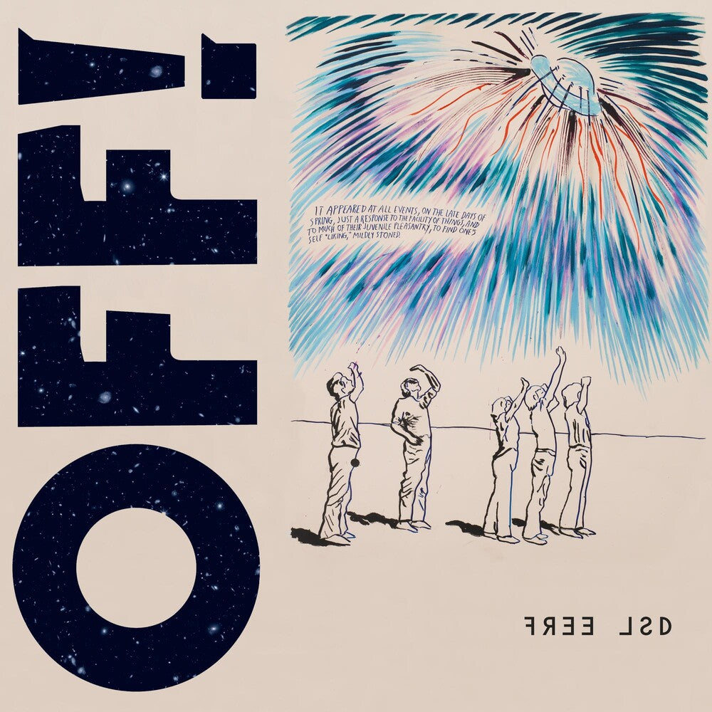 the album cover for OFF! - Free LSD (Feature Film + Bonus CD) [Indie Exclusive Limited Edition Deep Purple LP]