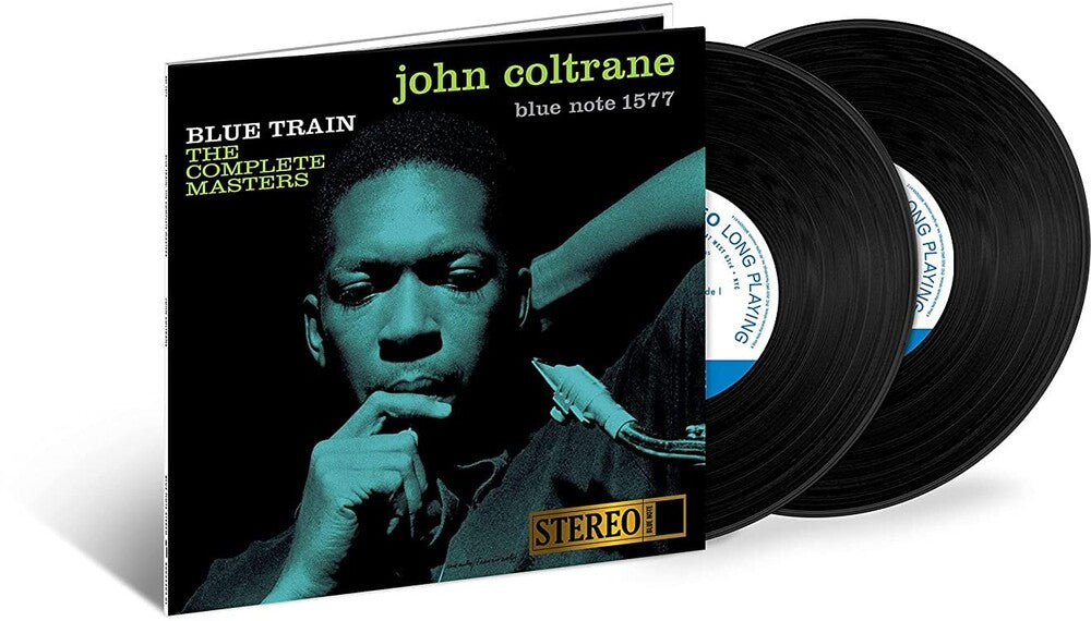 the album cover for John Coltrane - Blue Train: The Complete Masters (Blue Note Tone Poet Series) [Stereo 2LP]