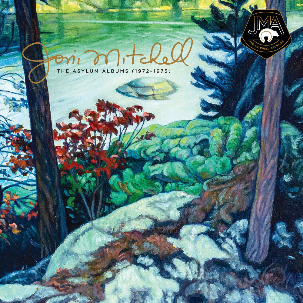 the album cover for Joni Mitchell - The Asylum Albums 1972-1975 [5LP Box Set]