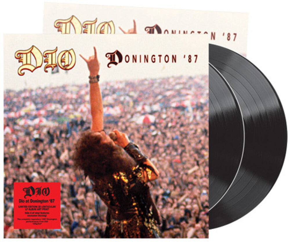 the album cover for Dio - Dio at Donington 87 [Limited Edition 2LP With Lenticular Art]