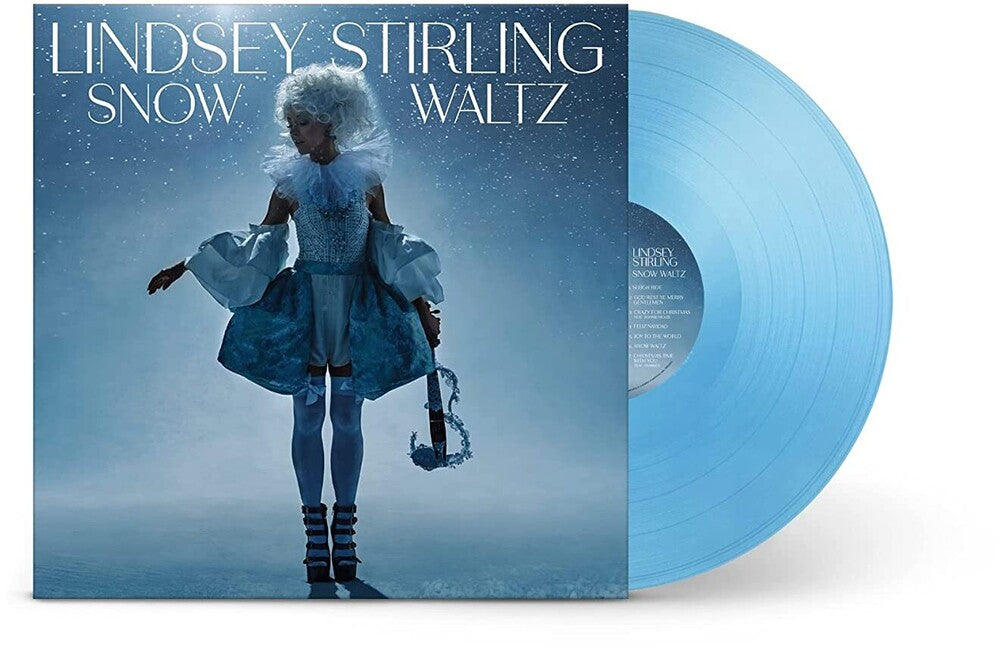 the album cover for Lindsey Stirling - Snow Waltz [Baby Blue LP]
