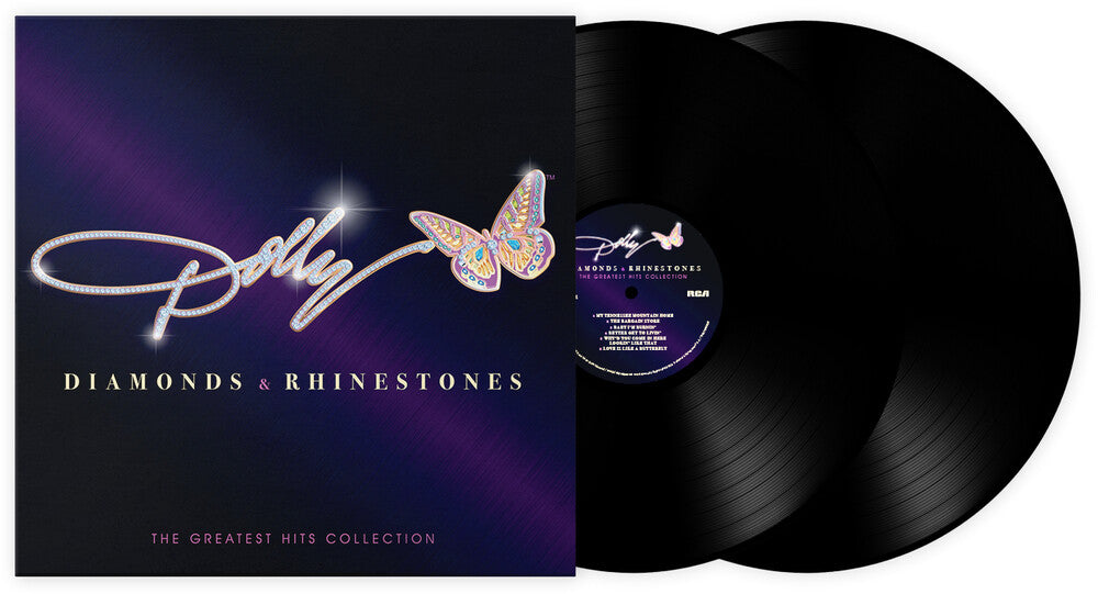 the album cover for Dolly Parton - Diamonds & Rhinestones : The Greatest Hits Collection [LP]