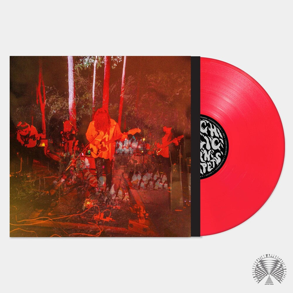 the album cover for Psychedelic Porn Crumpets - Levitation Sessions [Neon Coral LP]