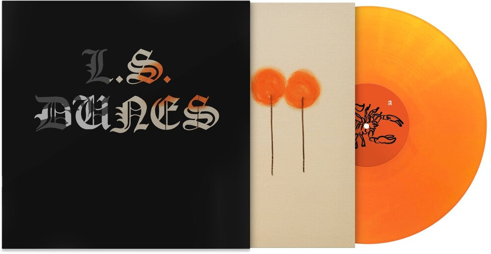 the album cover for L.S. Dunes - Past Lives [Limited Edition Orange Crush LP]