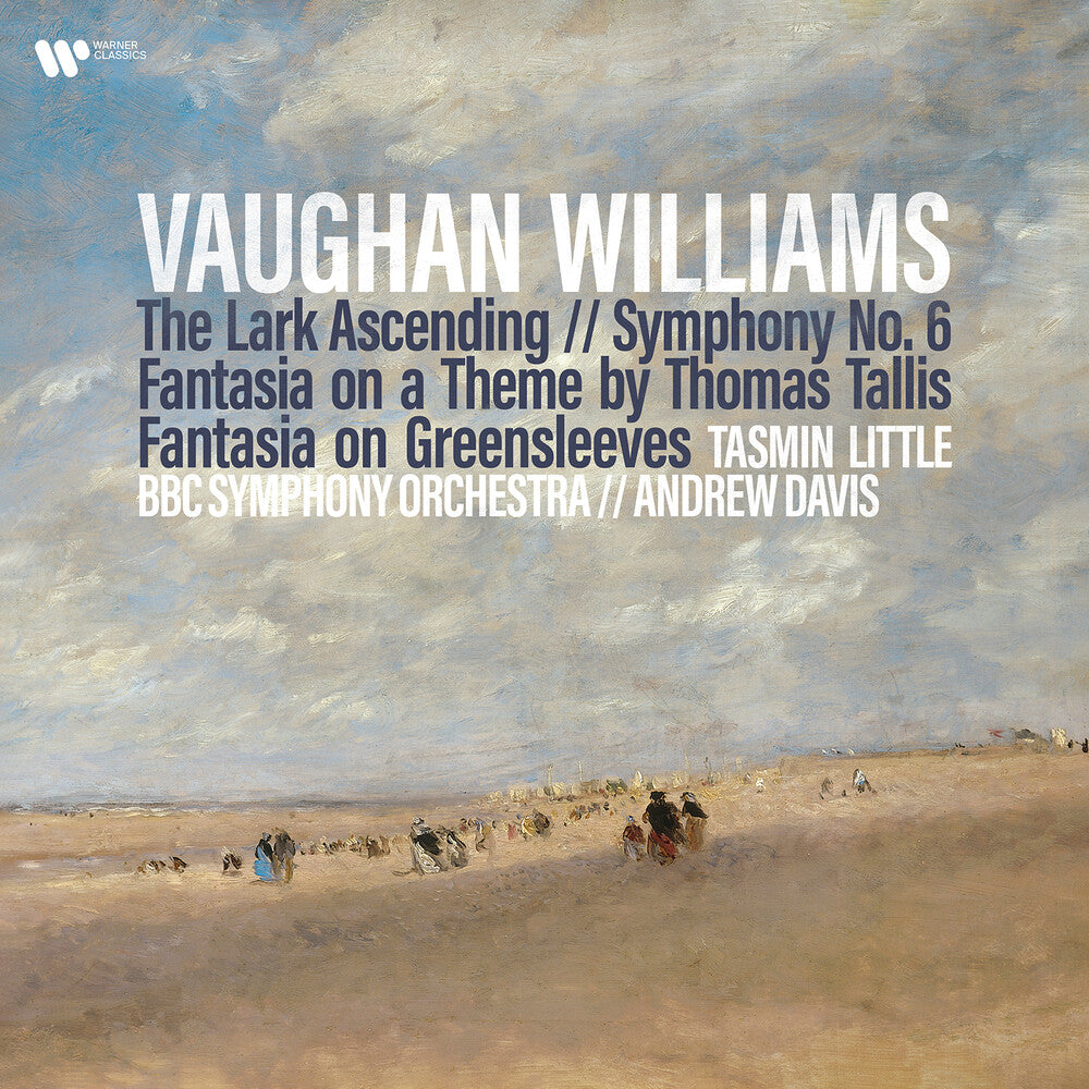 the album cover for TASMIN LITTLE - Vaughan Williams: Lark Ascending, Sym 6, Fantasia on a Theme by Tallis