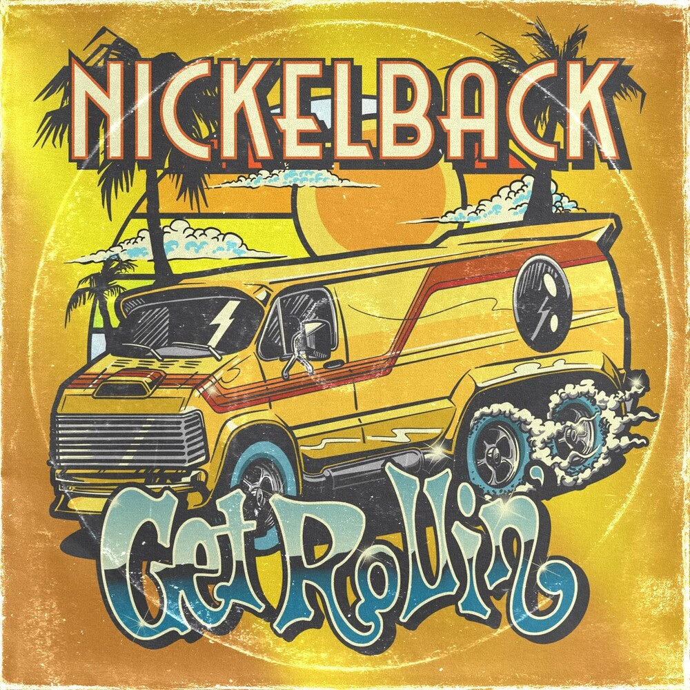 the album cover for Nickelback - Get Rollin' [Transparent Orange LP]