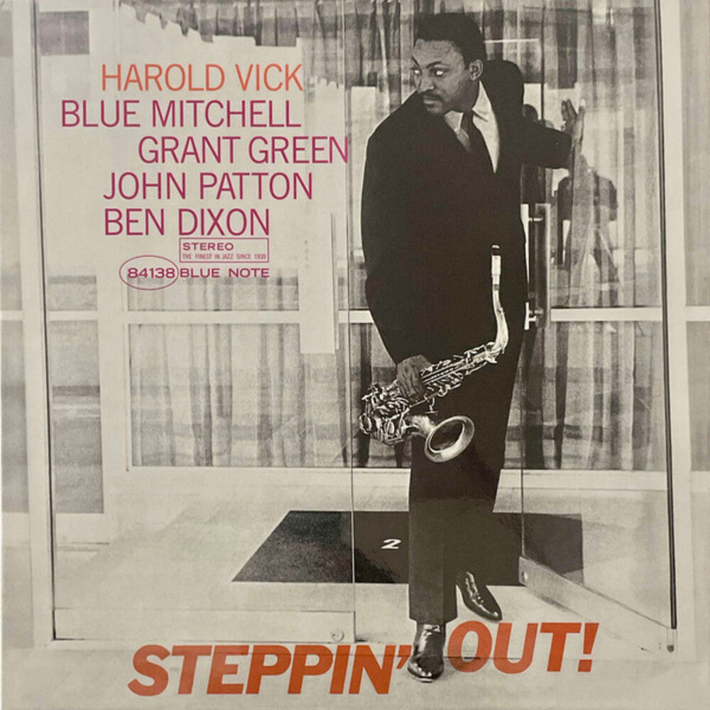 the album cover for Harold Vick - Steppin' Out (Blue Note Tone Poet Series) [LP]