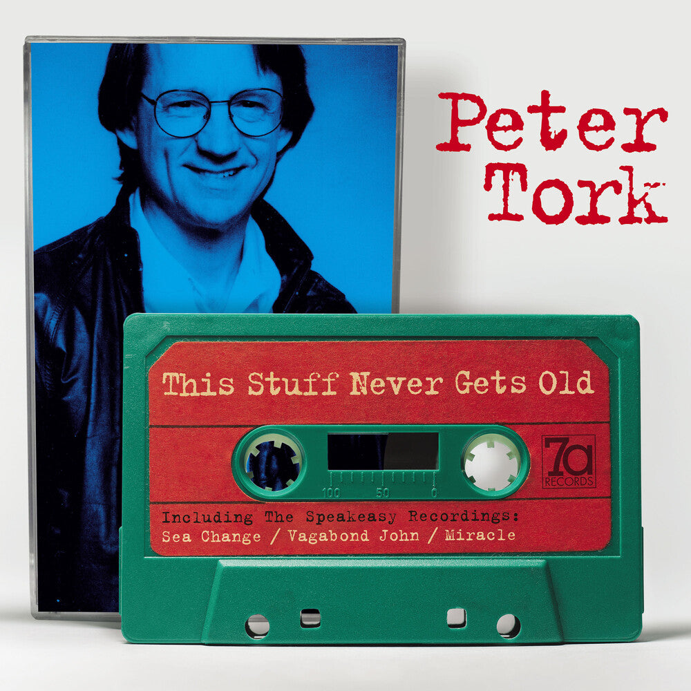 the album cover for Peter Tork - This Stuff Never Gets Old - 10-Inch Blue Vinyl