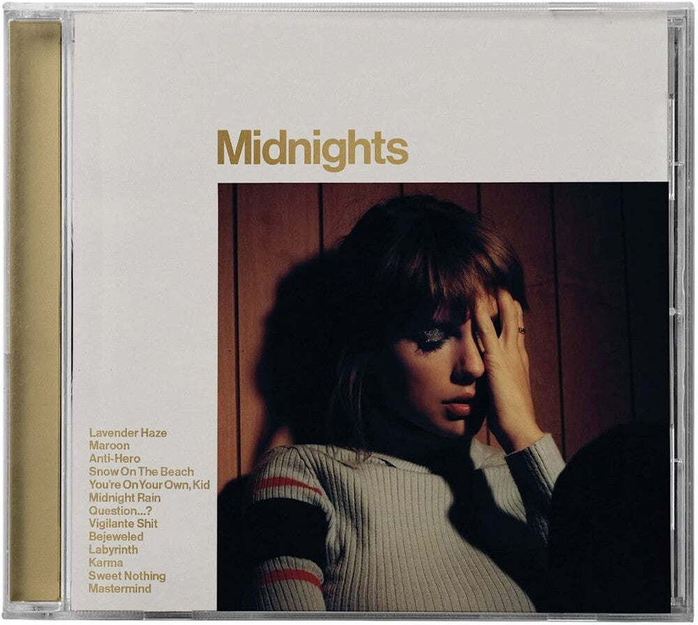 the album cover for Taylor Swift - Midnights [Mahogany Edition]