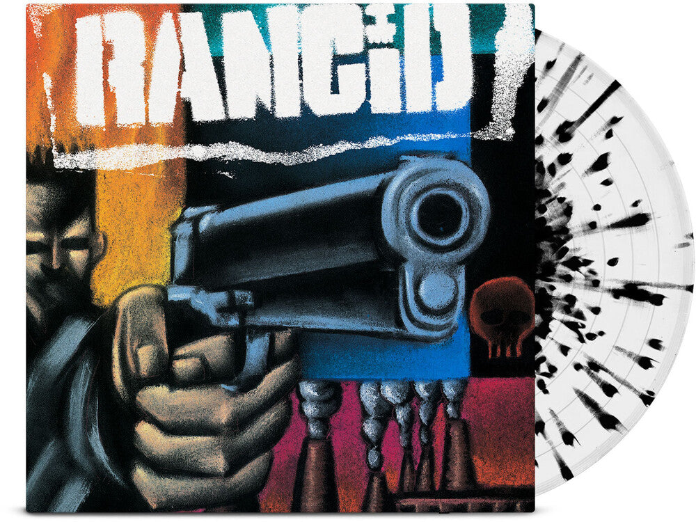the album cover for Rancid - Rancid: 30th Anniversary Edition [Limited Edition White & Black Splatter LP]
