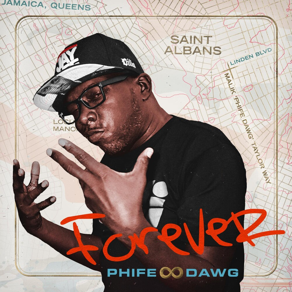 the album cover for Phife Dawg - Forever [Indie Exclusive Limited Edition Neon Orange LP]