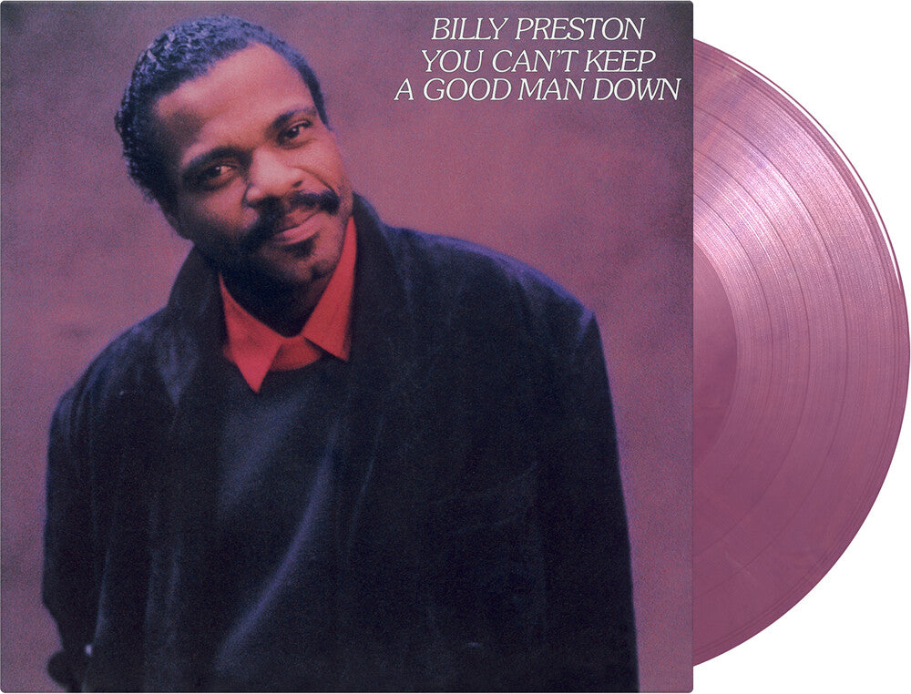 the album cover for Billy Preston - You Can't Keep A Good Man Down [Colored Vinyl] [180 Gram] (Pnk)