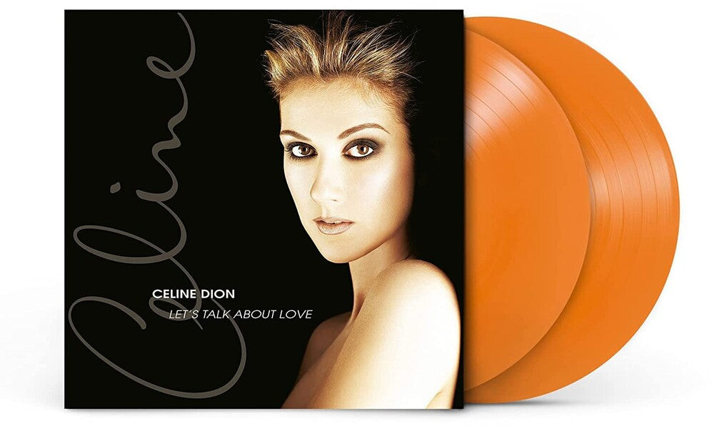 the album cover for Celine Dion - Let’s Talk About Love [Orange 2LP]
