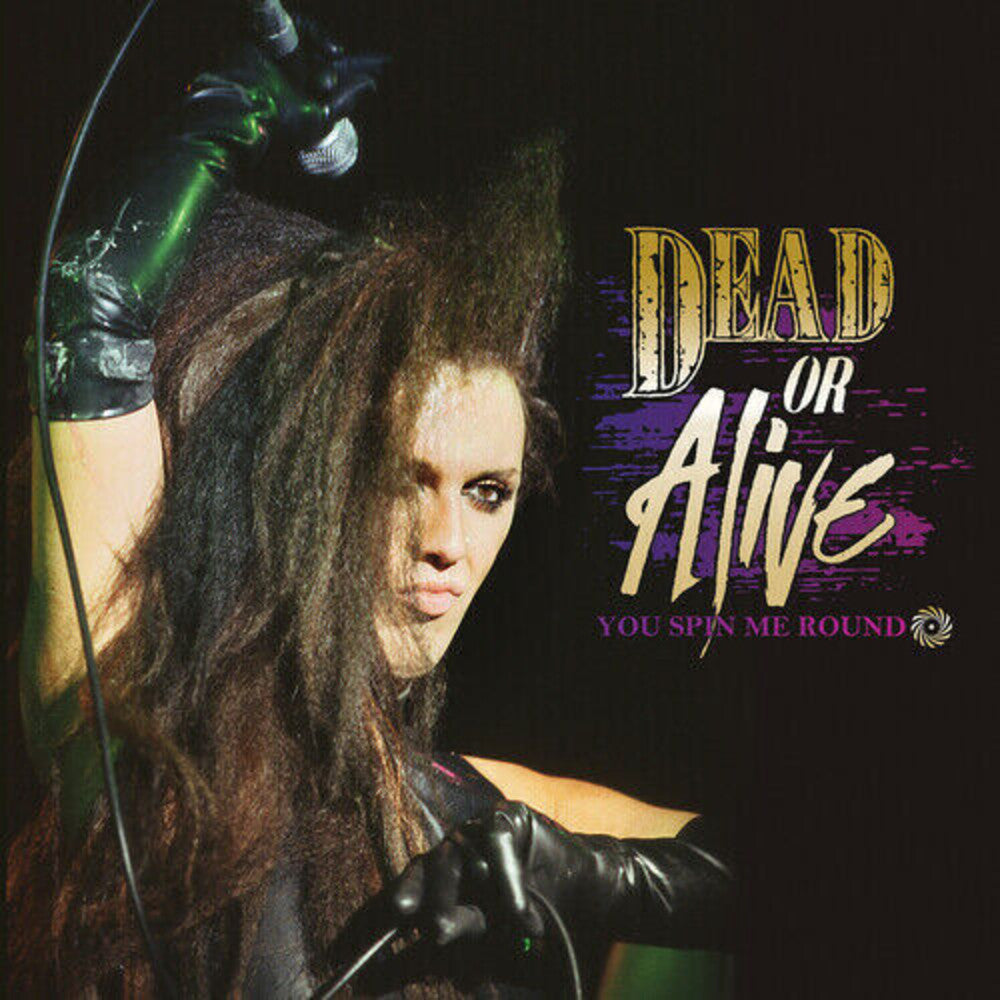 the album cover for Dead Or Alive - You Spin Me Round - Purple/Black Splatter (Blk)